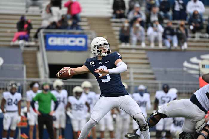 Freshman quarterback Christian Veilleux