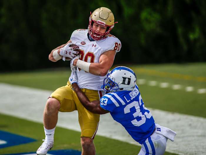 Tight end Hunter Long at Boston College