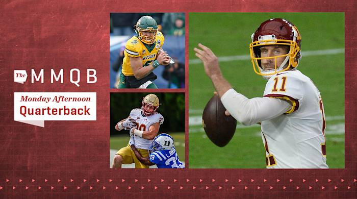 Quarterback Alex Smith, quarterback Trey Lance and tight end Hunter Long