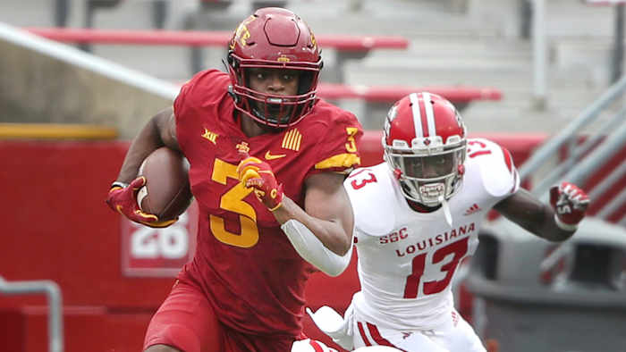 Iowa State running back Kene Nwangwu