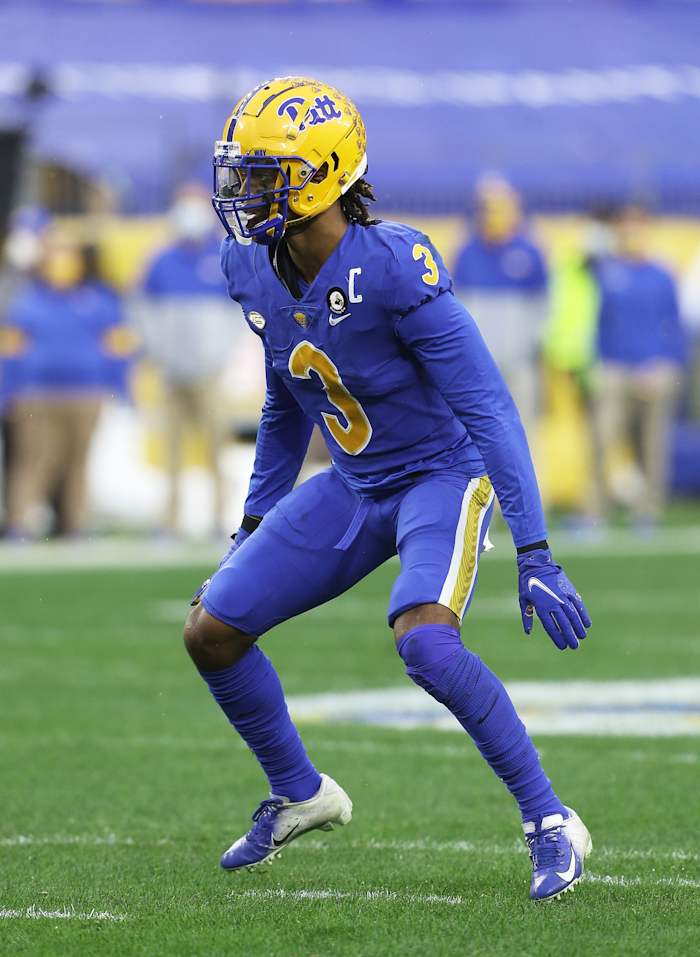 The Bills made Pitt safety Damar Hamlin a sixth-round draft pick.