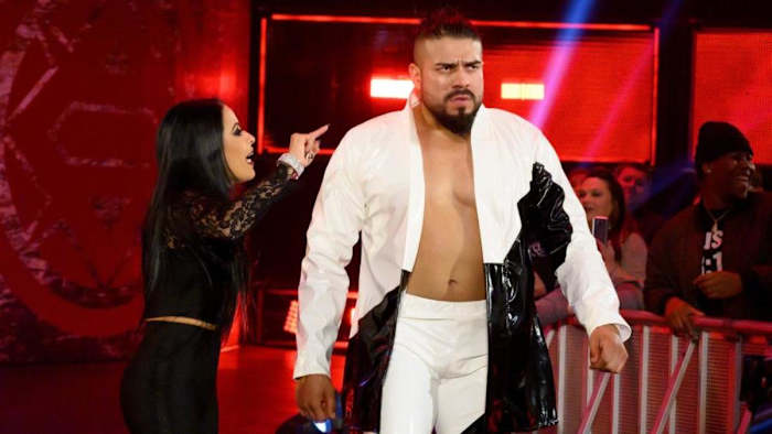 Andrade walks into a match