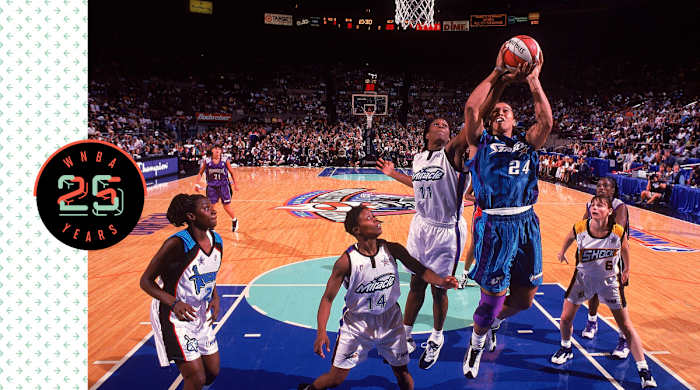 The first WNBA All-Star Game, in 1999