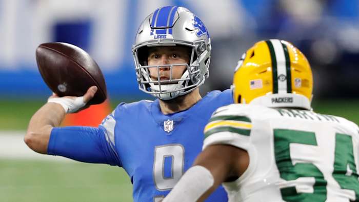 The Detroit Lions traded star quarterback Matthew Stafford to the Los Angeles Rams. (USA Today Sports Images)