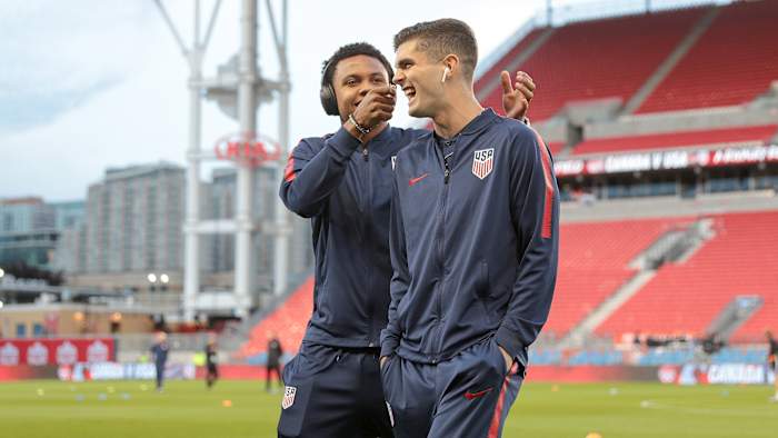 USMNT's Weston McKennie and Christian Pulisic