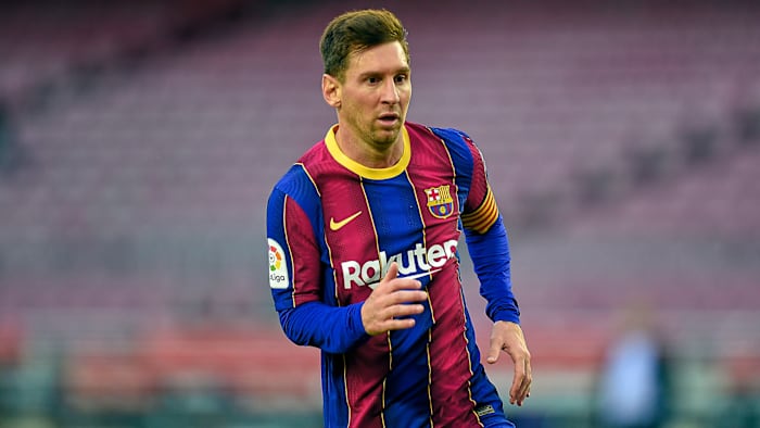 Lionel Messi's Barcelona contract expires in June