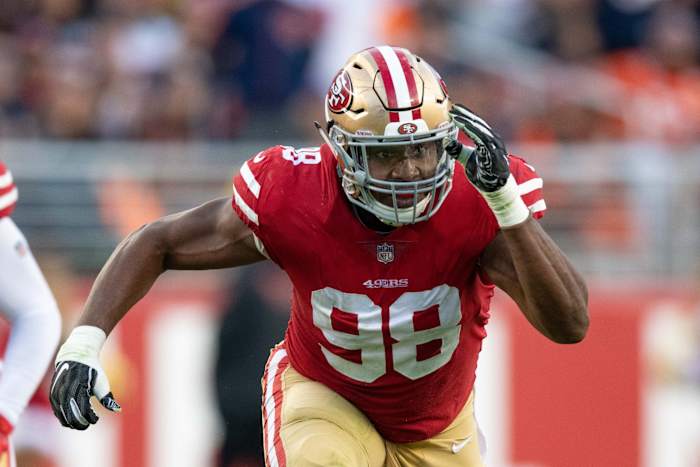 San Francisco 49ers defensive lineman Ronald Blair