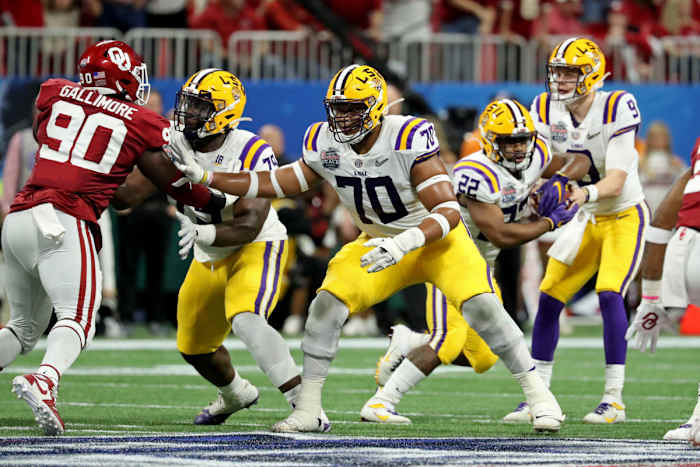 LSU guard Ed Ingram has a lot of strength and power to be a great run blocker.