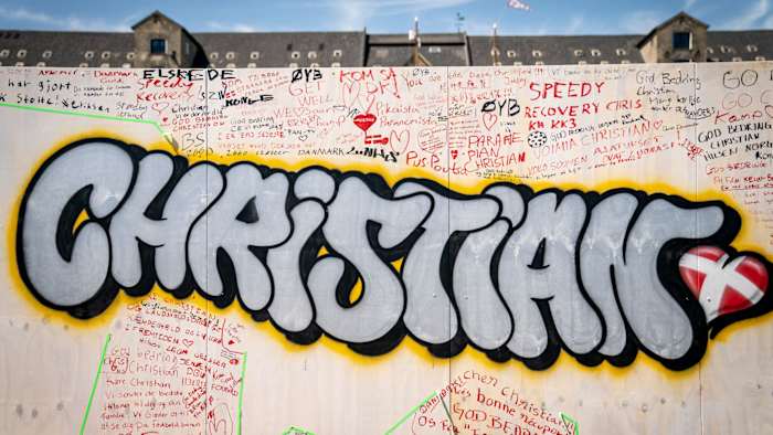 A mural for Christian Eriksen in Denmark