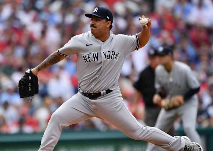 Yankees RP Nestor Cortes pitching