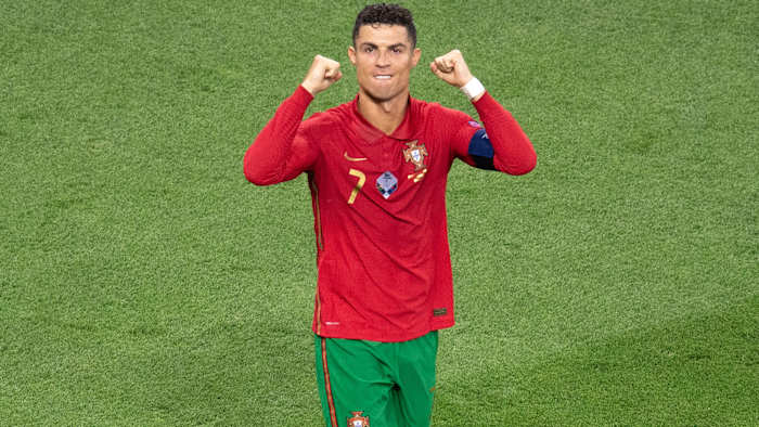 Cristiano Ronaldo scores for Portugal at Euro 2020