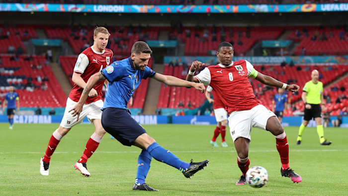 Italy survives vs Austria at Euro 2020