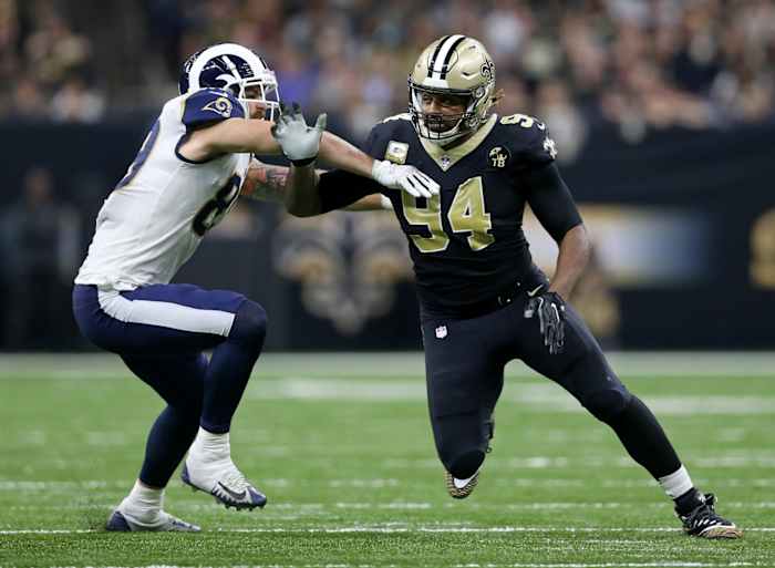 New Orleans Saints defensive end Cameron Jordan (94). Mandatory Credit: Chuck Cook-USA TODAY Sports