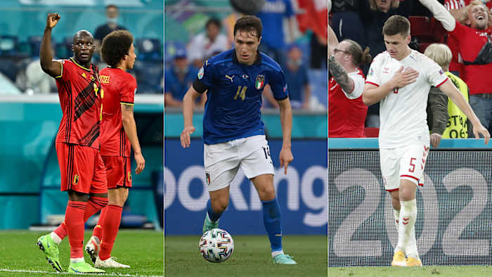 Belgium, Italy and Denmark have reached the Euro 2020 quarterfinals