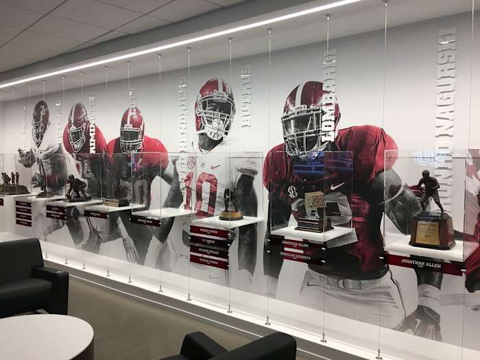 Some of Alabama's national individual awards on display