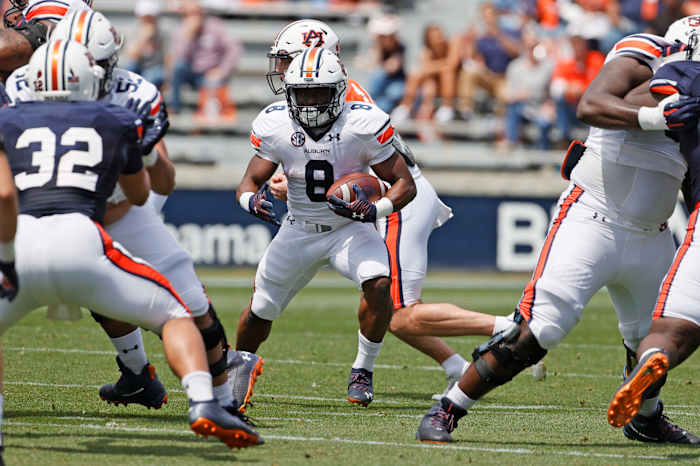 Shaun Shivers is a well-rounded back for his size; he has blown up NFL defenders with his physicality.