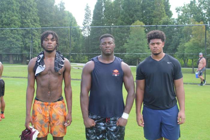 Lavaughn Brown, Gabe Dindy, and Keahnist Thompson - Defensive Line - Lakeland (Fla.) High School