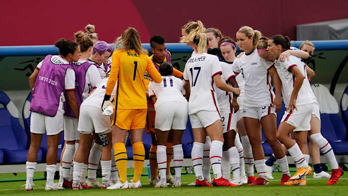 The USWNT faces Australia at the Olympics