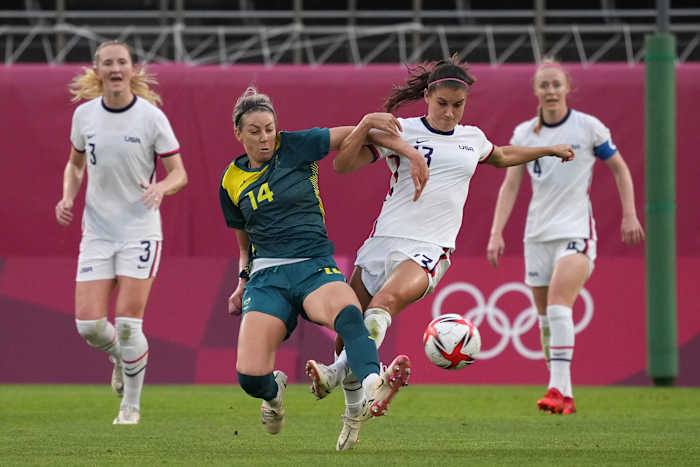 The USWNT draws Australia at the Olympics