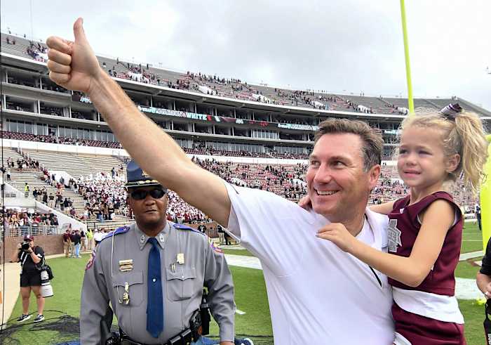 Dan Mullen while the Head Coach for Mississippi State University