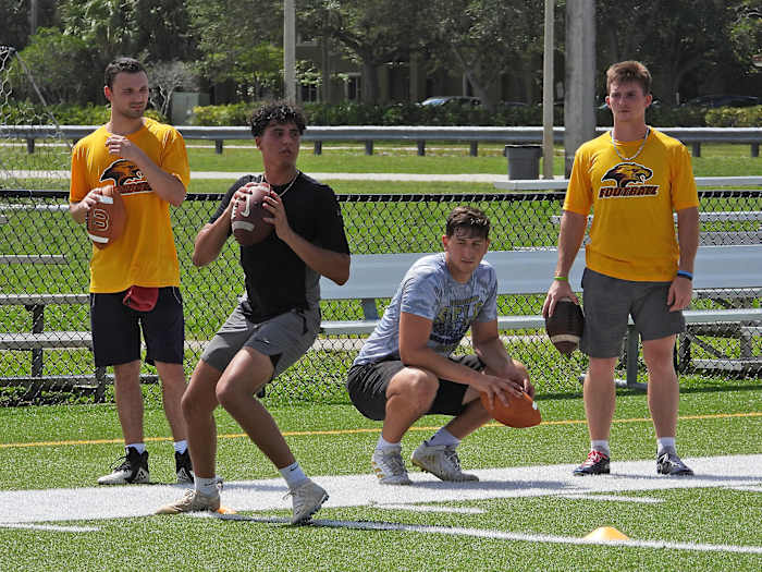 Players work out at Fort Lauderdale