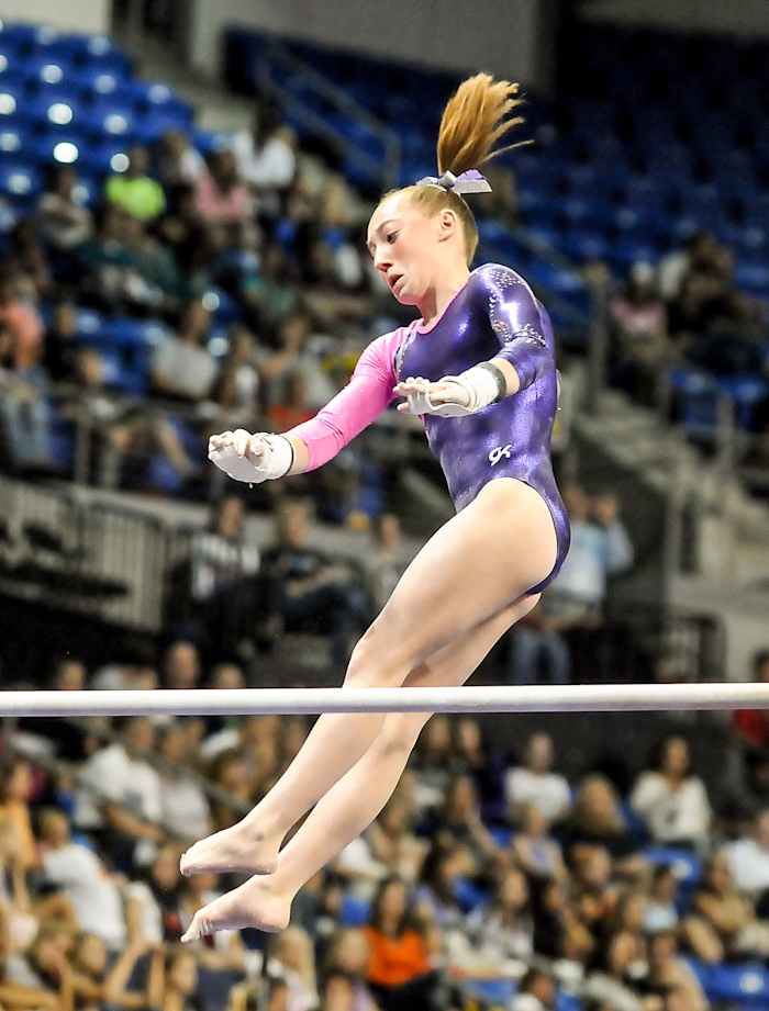 When Beucler competed at the 2012 national championships, it appeared to her mother like her coach was giving her positive encouragement. But Beucler says things weren't as they seemed.