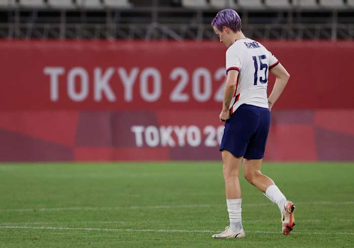 Megan Rapinoe and the USWNT lose in the Olympics
