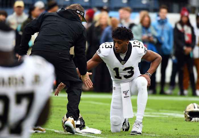 Sean Payton and Michael Thomas