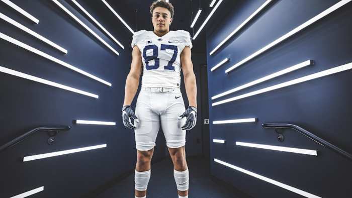 The projected replacement for Pat Freiermuth, Theo Johnson should contribute early for Penn State.