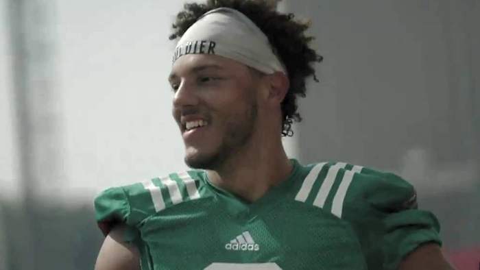 Adrian Martinez first practice 2021 fall camp