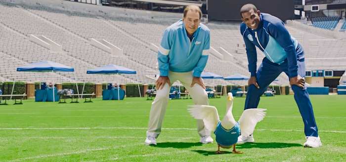 Deion Sanders, Nick Saban, Aflac Duck