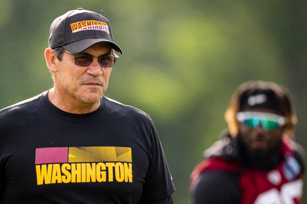 Ron Rivera and Landon Collins