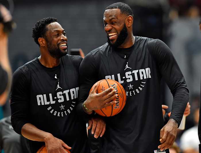 LeBron James and Dwayne Wade