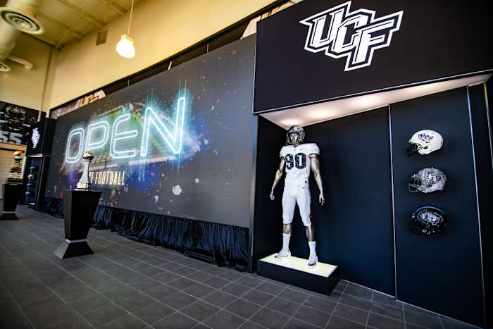 UCF Entrance with Helmets