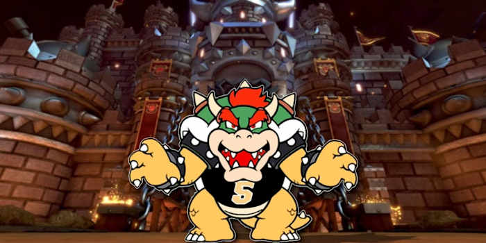 Bowser and Mario Kart, quite the comparison from Mr. Robinson regarding his teammate