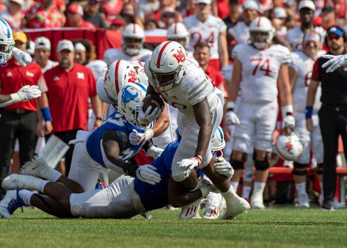 Sevion Morrison 2021 Buffalo at Nebraska football