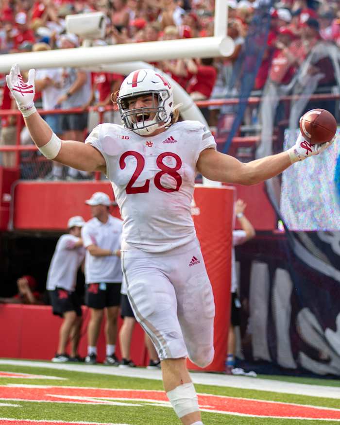 LUke Reimer 2021 Buffalo at Nebraska football