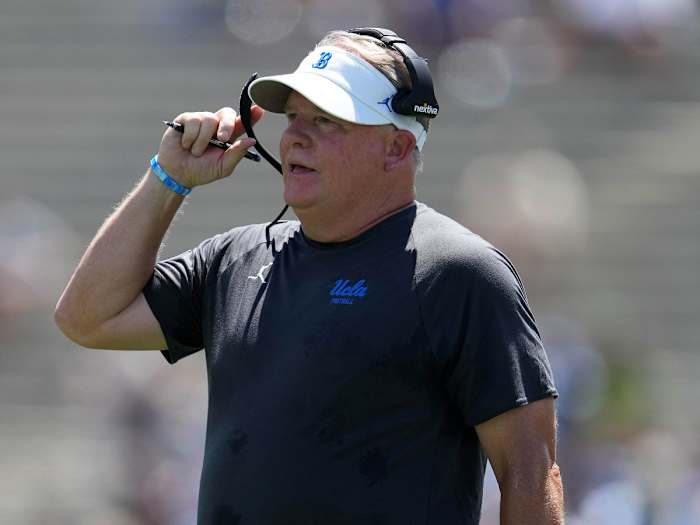 Chip Kelly while at UCLA