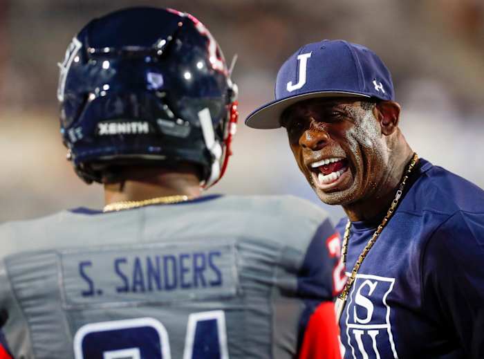 Coach Sanders and Shedeur Sanders