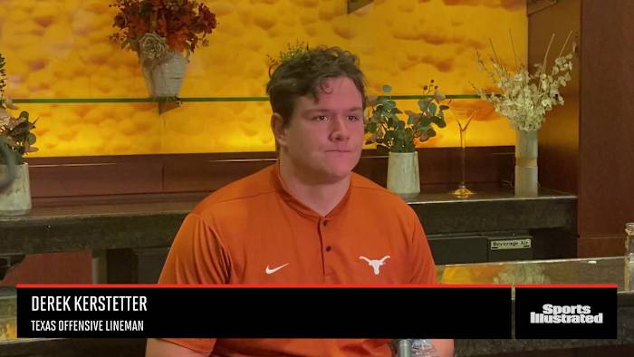 Derek Kerstetter Talks Texas Offensive Line
