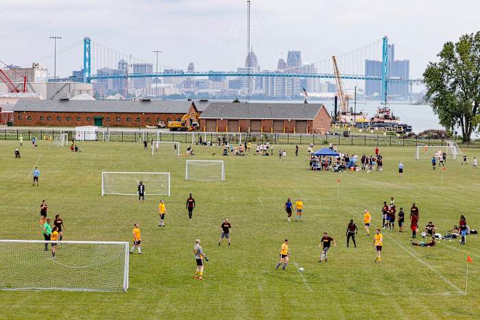 The Detroit City Futbol League, a co-ed recreational circuit, predates even the club's senior team.