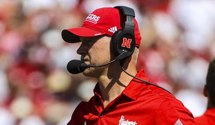 Scott Frost vs Oklahoma 2021 cropped