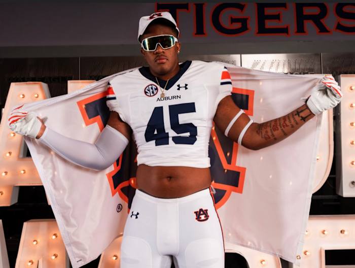 Darron Reed on an Auburn visit.