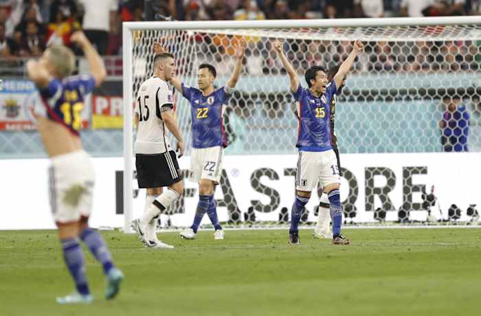 Japan defeats Germany at the 2022 World Cup
