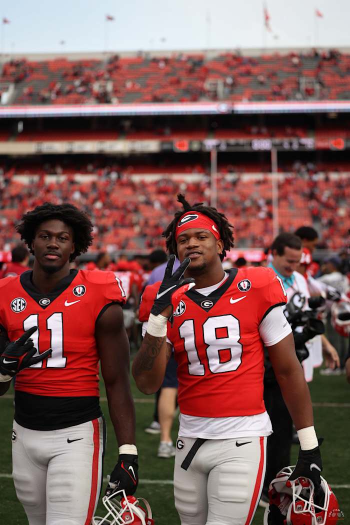 LBs Xavian Sorey and Jalon Walker