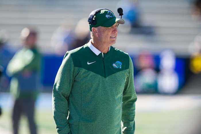 Tulane head coach Willie Fritz