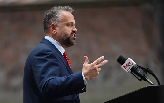 Matt Rhule first day Nebraska football USATSI_19520988