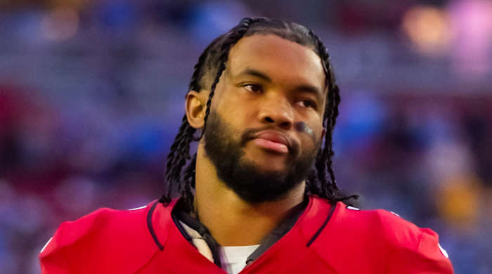 Cardinals quarterback Kyler Murray reacts to losing to the Chargers.