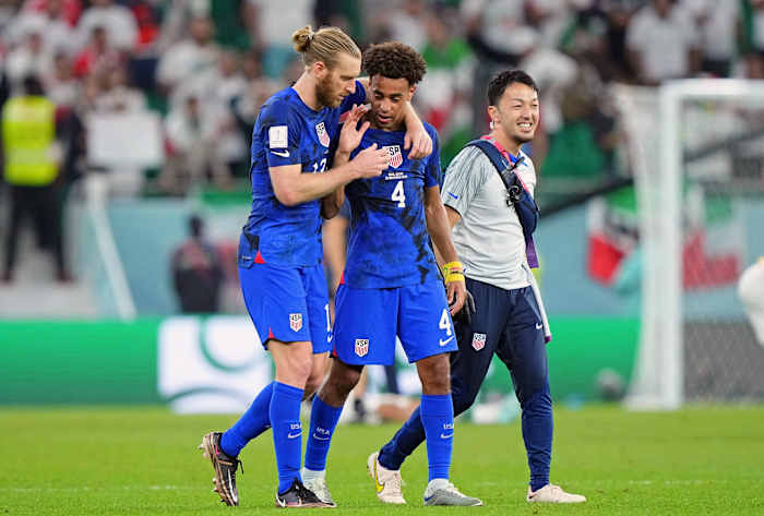 USMNT captain Tyler Adams and defender Tim Ream