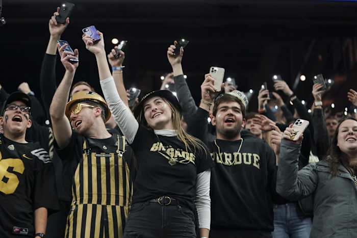 Purdue Boilermaker fans